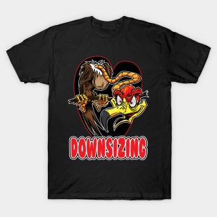 Downsizing Notice delivered by Buzzard T-Shirt